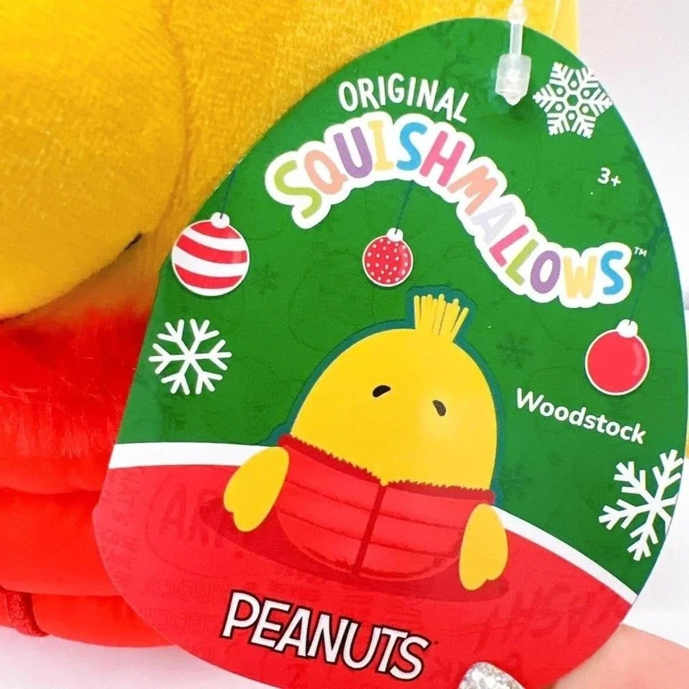 NEW Squishmallow By Kelly Toy Peanuts Snoopy & Woodstock 6.5